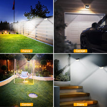 Load image into Gallery viewer, MUEZDUR Outdoor Solar Lights, 230 LED Solar Security Lights Outdoor Garden Light with Motion Sensor, 3 Modes Solar Powered Wall Light for Fence, Front Door, Garage, Shed (1 Pack)