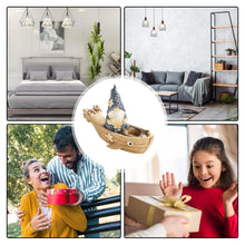 Load image into Gallery viewer, Gnome Figurines, Beach Dwarf Sculpture, Nautical Statue, Resin Craft, Indoor Pool Decor, Home Tabletop, Bathroom Ornaments, Beach Theme, Perfect, 6-Inch Tall, Great for Coastal