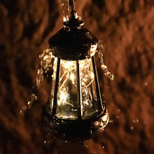 Load image into Gallery viewer, WONDHOME Gnome Solar Lights with Warm White LEDs, Outdoor Hanging Lanterns and Statues, Waterproof, Perfect for Fairy Garden and Patio Decor