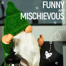 Load image into Gallery viewer, Garden Gnome 11.8, Funny Gnomes with Solar Lantern, Garden Statues Outdoor Clearance, Garden Gnomes Outdoor Funny for Patio Decor