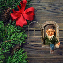 Load image into Gallery viewer, YWHWXB Elf Out The Door Tree Hugger,Garden Gnome Statue,Funny Garden Peeker Sculpture for Yard Garden Porch Decoration (5.9-Inch)