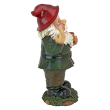 Load image into Gallery viewer, Design Toscano QL1530771 Foul Finger Tipsy Tim Gnome, Full Color Realistic