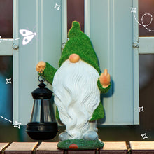 Load image into Gallery viewer, Garden Gnome 11.8, Funny Gnomes with Solar Lantern, Garden Statues Outdoor Clearance, Garden Gnomes Outdoor Funny for Patio Decor