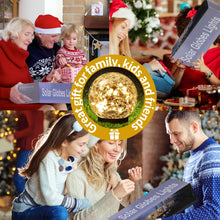 Load image into Gallery viewer, JKIMK Solar Globe Lights Outdoor Waterproof - Cracked Glass Ball Lights for Garden, Patio, Yard, Lawn and Backyard Decor - Solar Orbs for Outside Decorations