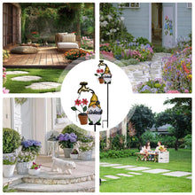 Load image into Gallery viewer, Zqkimzi Solar Landscape Lighting, Christmas Solar Lights, Outdoor Pathway Lights, Cartoon Gnome Solar Garden Stakes for Outdoor Christmas Decorations, Pathway Lighting, and Winter Yard Decor