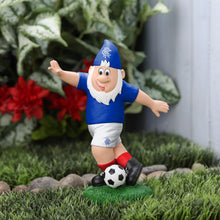 Load image into Gallery viewer, FOCO Officially Licensed Rangers FC Rabona Football Garden Gnome