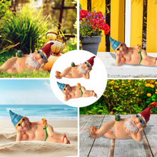 Load image into Gallery viewer, YUSWBCO Garden Gnomes, Gag Gifts, Funny Gifts for Men Women, Garden Gnomes Outdoor Funny, Yard Decorations Outdoor (Lying Gnome)