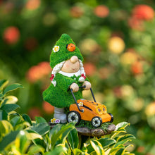 Load image into Gallery viewer, TERESA'S COLLECTIONS Gardeh Ornaments - Lovely Wedding Gonks with Solar Lights, Family Series, Waterproof Resin, Indoor/Outdoor 20.5CM