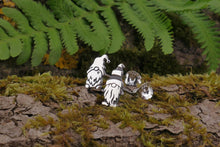 Load image into Gallery viewer, Garden gnome sterling silver stud earrings, lucky charm gonk