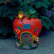 Load image into Gallery viewer, XSS Solar Powered Strawberry Café LED Garden Ornament Patio Outdoor Decoration Light