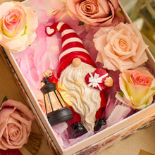 Load image into Gallery viewer, TERESA'S COLLECTIONS Valentines Decorations, Valentines Gonks Gifts, Cute Red Gonks with Solar Lanterns, Waterproof Resin Gnomie Gifts for Wedding Anniversary Party Decor Indoor Outdoor, 20CM