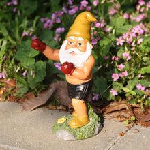 Load image into Gallery viewer, Mrsivrop Naughty Garden Gnomes Outdoor Statues 11inch Boxing Garden Gnomes Outdoor Funny, Garden Sculptures & Statues Gnome Decorations for Yard, Patio, Lawn, Housewarming Garden Gift