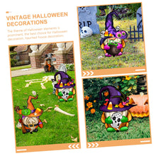 Load image into Gallery viewer, BESPORTBLE 3pcs Halloween Gnome Signs Festive Outdoor Acrylic Decorations for Lawn Garden Halloween Stake Decor for Boys and Girls Adults