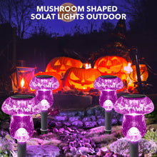 Load image into Gallery viewer, Solar Lights Outdoor, 8 Pack Mushroom Lights Outside Waterproof, Solar Powered LED Lighting for Garden, Yard, Landscape, Path, Pathway, Lawn, Walkway, Driveway, Backyard Decor (Purple)