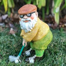 Load image into Gallery viewer, Funny Garden Gnomes, Old Man Playing Golf Waterproof Resin Garden Gnomes, Outdoor Garden Decorations Mini Statue Home Crafts Garden Gnomes for Yard, Lawn, Desktop,
