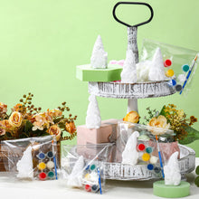 Load image into Gallery viewer, Foilswirl 8 Pcs Spring Gnome Ceramics to Paint Ready to Paint Your Own Ceramic Gnome Statues DIY Unpainted Ceramics Paintable Gnome Figurines Kit Crafts with Brush Palette Paint