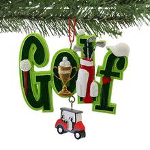 Load image into Gallery viewer, Golf Christmas Ornament 3.5 Inches