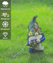 Load image into Gallery viewer, AIGEL Garden Gnomes Statues,Solar Garden Statue Outdoor Decor,Large Gnomes with Solar Light,Standing Statue for Patio,Lawn,Yard Art Decoration, Figurine Ornament Gift