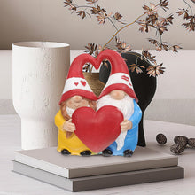 Load image into Gallery viewer, Abaodam Love Gnome Couple Figurine Garden Ornament Wedding Decor Resin Dwarf Statue Valentine's Day