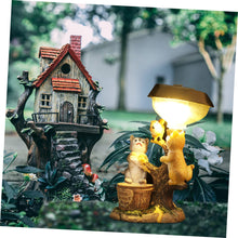 Load image into Gallery viewer, BESPORTBLE Solar Cat Statue Light Resin Outdoor Garden Decor Adorable Animal Sculpture for Lawn and Patio Cozy Illumination for Courtyard Parties and Landscape