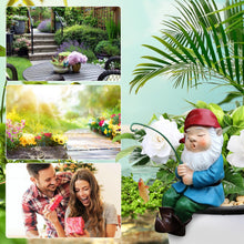 Load image into Gallery viewer, Fishing Garden Gnome Statue - Welcomes Little Guy With Rod, Funny Decorations for Pond Waterfalls