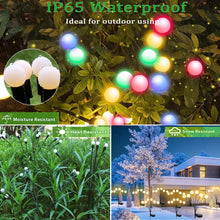 Load image into Gallery viewer, XRR Solar Garden Lights, 2Pack 6LED Solar Firefly Lights Vibrant Solar Powered Starburst Swaying Lights Outdoor, Waterproof Christmas Landscape Stake Lights for Yard Patio Pathway Lawn(Multi-Color)