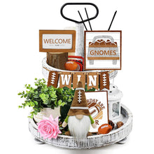 Load image into Gallery viewer, Vytina Little Football Rugby Gnomes Plush Ornaments Cute Swedish Tomte Nisse Dwarf Gnome Doll Sports Game Fans Gifts Tiered Tray Home Decoration