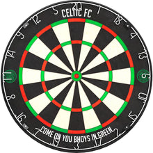 Load image into Gallery viewer, FOCO Offically Licensed Celtic Football Club, Bhoys FC Professional Darts Dartboard, Sisal, Ultra-thin Wire (DB149)