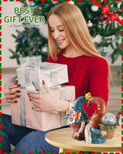 Load image into Gallery viewer, iStatue Solar-Powered 8.3'' Spring Summer Kissing Gnomes Decorations for Home & Garden - Decorative Outdoor Lawn Ornaments and Statues Clearance (Loved Gnomes)