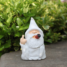 Load image into Gallery viewer, SHOWFEICAT Finger Smoking Elf Gnome, 6.5 Inches Gnome Garden Decorations Resin Statue Outdoor Statue Lawn Yard Balcony Porch Home Decorations Garden Decor