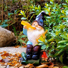 Load image into Gallery viewer, Gifts for Dad, Funny Garden Gnomes outdoor, Solar Gnomes Garden Ornaments Statue Lights, Dad Birthday Gifts for Men from Son, Daughter, Presents for Men Unique