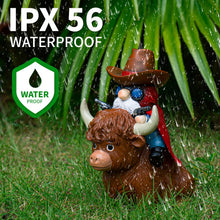 Load image into Gallery viewer, mopha Garden Gnomes Statues Decor - Highland Cowboy Outdoor Decorations,Gifts for Women Mom,Outside Christmas Decorations for Yard Patio Lawn Front Porch