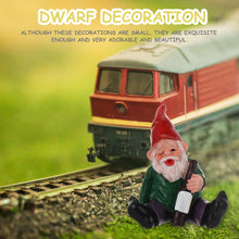 Load image into Gallery viewer, Happyyami 1pc Dwarf Ornaments Gnome Garden Accessories Funny Garden Figurine Mini Gnome Collectible Lawn Statues Miniture Decoration Out Door Decor Doll Artwork Lovely Gnome Statue Resin