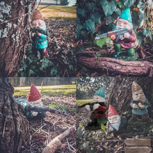 Load image into Gallery viewer, 3PCS Garden Gnomes with Gun, Gnome Soldiers Military Army Garden Gnome, Tactical Statue for Indoor Outdoor, Patio, Yard, Lawn Ornaments, Home Décor