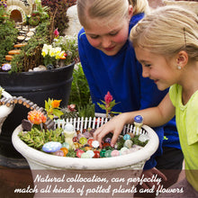 Load image into Gallery viewer, 48 Pcs Mini Crystal Mushroom Gemstone Sculpture Decor Carved Witch Mushroom Polished Crystal Cute Mushroom Stones for Witchcraft Supplies Home Garden Lawn Meditation Flower Pot Decor(Fresh Style)