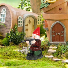 Load image into Gallery viewer, Funny Garden Gnomes 3.9'' Tall Naughty Gnome Garden Gnome with Gun Statue Waterproof Resin Gnomes Decor for Patio, Yard, Lawn Style 2, Funny Garden Gnomes