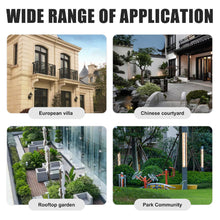 Load image into Gallery viewer, Hbbgdiy Solar-Powered Whimsical Fairy Garden Gnomes Set, Elf-Out-the-Door Tree Face Figurines with Solar Lights for Patio, Fence & Housewarming Gifts