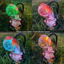 Load image into Gallery viewer, Maikall Rish Garden Gnomes Outdoor Statue with Solar Lights Welcome Gnome Home Garden Decor Mom Gifts for Yard Patio Home Garden