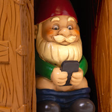 Load image into Gallery viewer, Kwirkworks Funny Garden Gnome - Outhouse Toilet Gnome Statue Figurine - Fun Gift