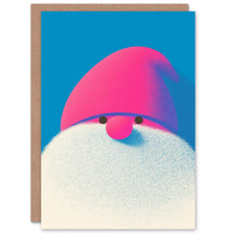 Load image into Gallery viewer, Wee Blue Coo Santa Gonk Gnome Pink Blue Fun Xmas For Child Kids Christmas Card