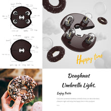 Load image into Gallery viewer, Nora·Gift Patio Umbrella Light with LED Edison Bulbs, Battery Operation Cordless-Outdoor Umbrella Pole Lights with 2 Lighting Modes for Garden,Patio, Backyard, Camping or BBQ - Brown(1 Pack)