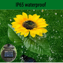 Load image into Gallery viewer, XVZ Solar Lights Outdoor Garden, 2 Pack Solar Sunflower Lights Waterproof Outdoor Garden Patio Decor Lights for Porch Yard Lawn Pathway