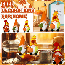 Load image into Gallery viewer, Youyole 3 Pack Ready to Paint Your Own Gnome Statues, 4" Mini Blank Ceramics Unpainted Gnome Figurines Craft DIY Art with Brush Palette Paint for Adults(Fall)