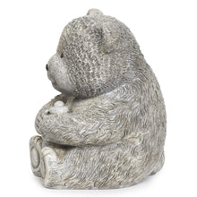 Load image into Gallery viewer, Roman Garden - Bear with Honey Statue, 7.75" H, Pudgy Pals Collection, Resin and Dolomite, Decorative, Garden Gift, Home Outdoor Decor, Durable, Long Lasting