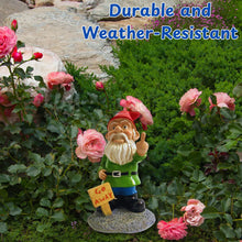 Load image into Gallery viewer, Go Away Gnome with Middle Finger, Gnome Flipping The Middle Finger, Garden Gnomes Decoration, Funny Gnomes Inappropriate, Christmas Lawn Ornaments, Outdoor Statues Decorations (Go Away, S)
