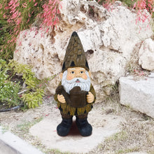 Load image into Gallery viewer, Alpine Corporation 16" H Indoor/Outdoor Garden Gnome with Watering Can Statue, Brown