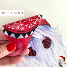 Load image into Gallery viewer, Dizzy Duck 3 Christmas Gonk Gnome Decoration - Xmas Window Sticker Cling Decal - Small