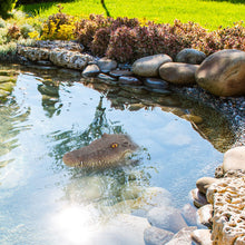 Load image into Gallery viewer, Rehomy Pond Floating Alligator Head Decoy Pool Accessories Detailed Fake Alligator Head for Pond Decoration and Protection (01)