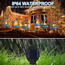 Load image into Gallery viewer, LOVERUIS Solar Lights Outdoor Garden Butterfly Welcome Sign with Cracker Ball Waterproof Butterflies Garden Ornament Gift for Mom Wife