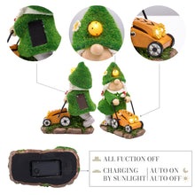 Load image into Gallery viewer, TERESA'S COLLECTIONS Gardeh Ornaments - Lovely Wedding Gonks with Solar Lights, Family Series, Waterproof Resin, Indoor/Outdoor 20.5CM